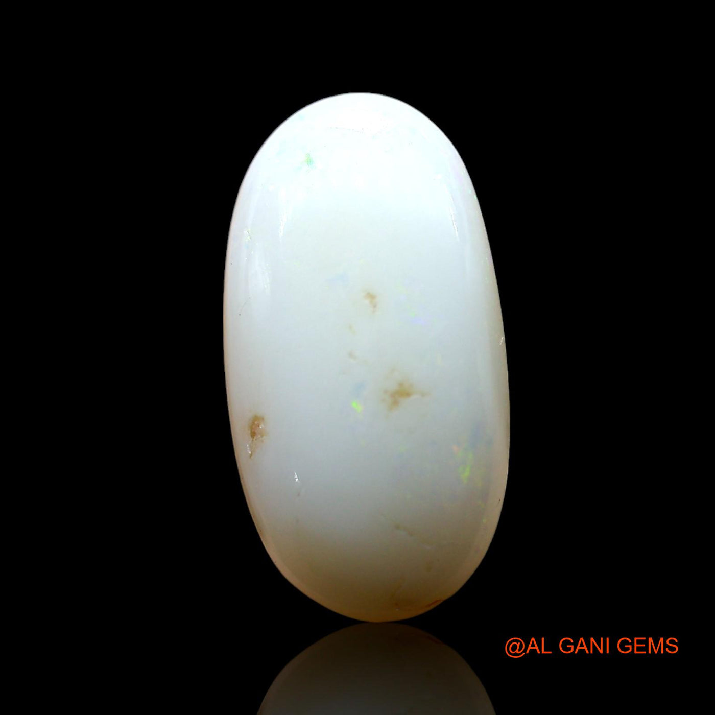 4.00 Cts Natural Australian Fire Opal Loose Gemstone Oval Cabochon 16x8x5 mm AF-858