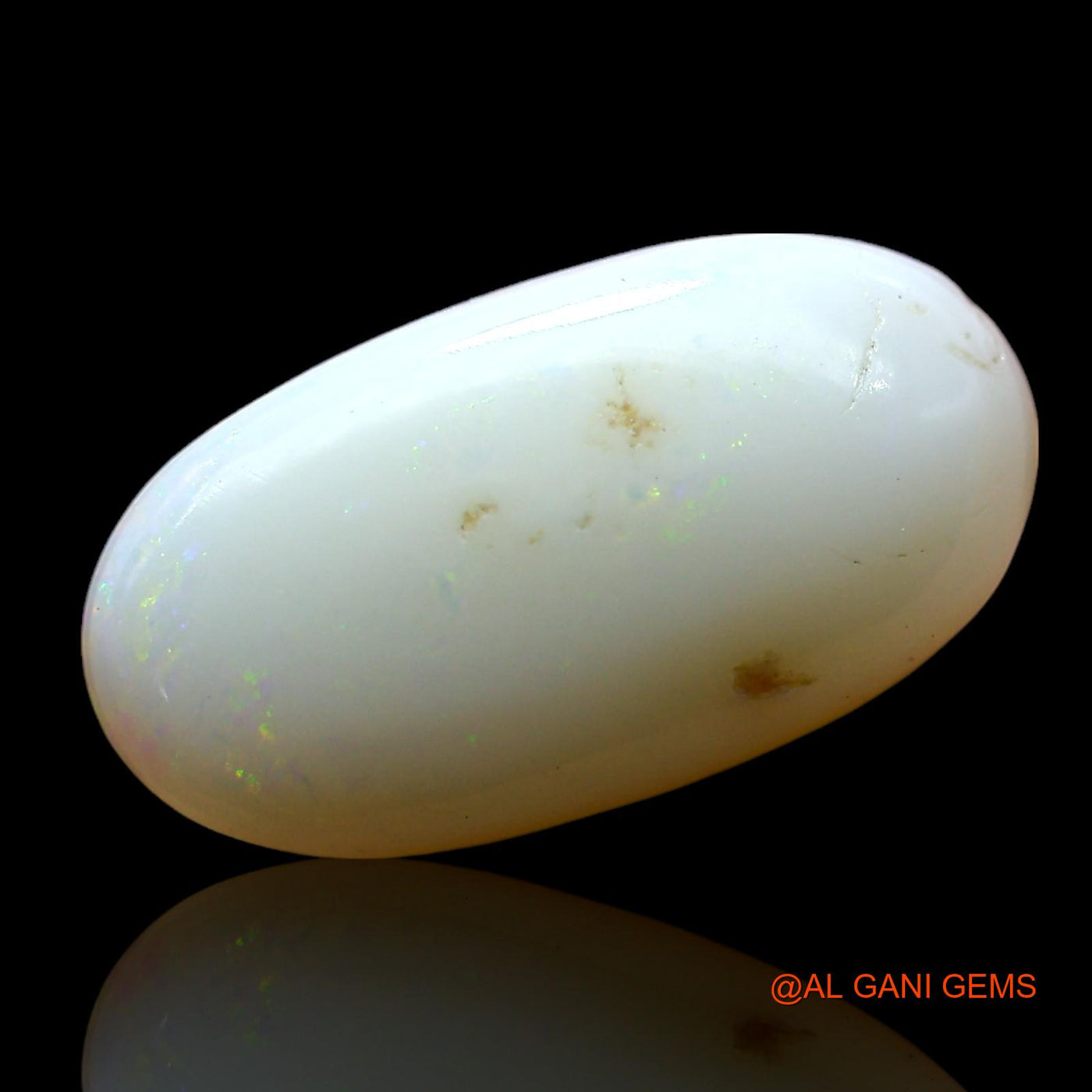 4.00 Cts Natural Australian Fire Opal Loose Gemstone Oval Cabochon 16x8x5 mm AF-858