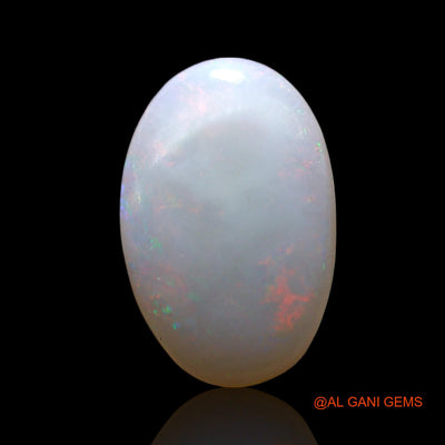 Natural Untreated Fire Opal Loose Gemstone Oval Cabochon From Australia 3.00 Cts 15x10x3 mm AF-859