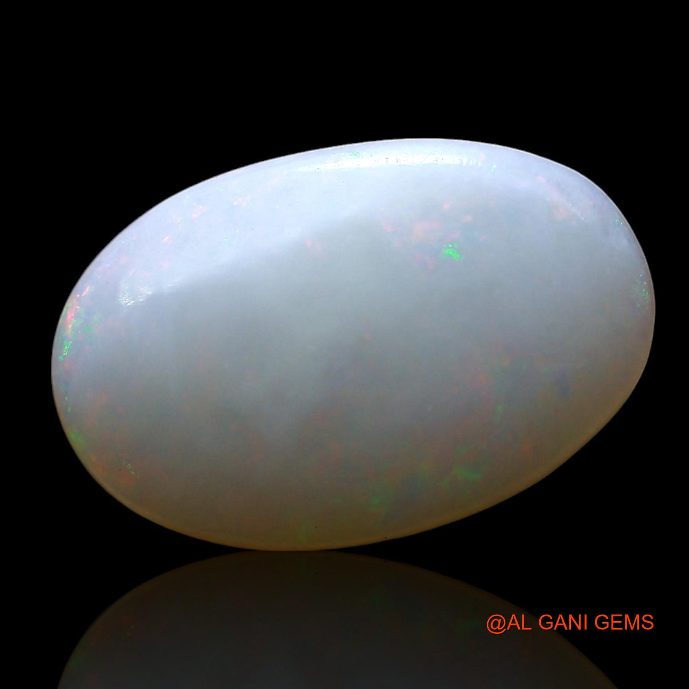 Natural Untreated Fire Opal Loose Gemstone Oval Cabochon From Australia 3.00 Cts 15x10x3 mm AF-859