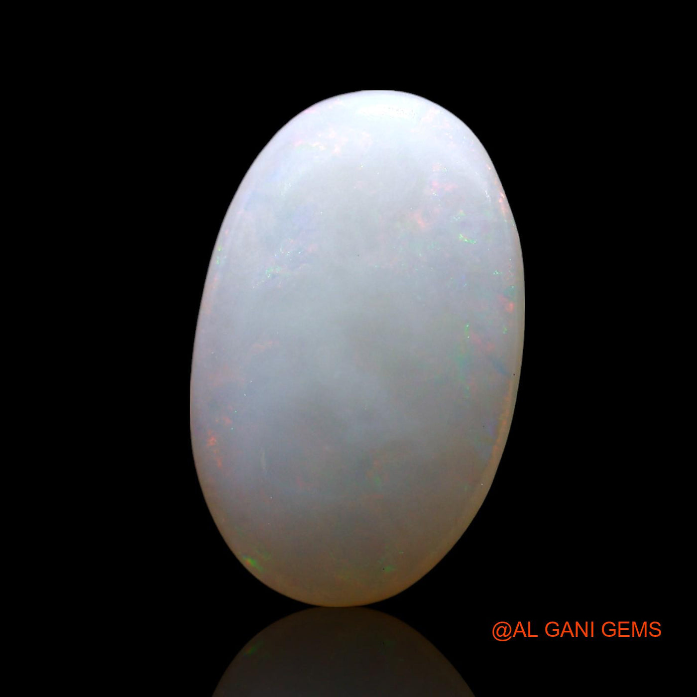 Natural Untreated Fire Opal Loose Gemstone Oval Cabochon From Australia 3.00 Cts 15x10x3 mm AF-859