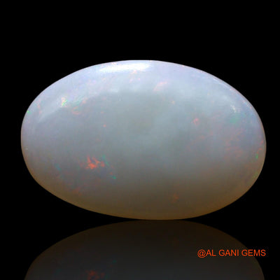 Natural Untreated Fire Opal Loose Gemstone Oval Cabochon From Australia 3.00 Cts 15x10x3 mm AF-859