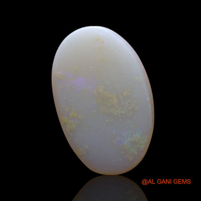 Natural Untreated Fire Opal Loose Gemstone Oval Cabochon From Australia 3.00 Cts 15x10x3 mm AF-859
