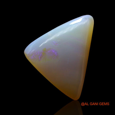 Natural Untreated Fire Opal Loose Gemstone Trillion Cabochon From Australia 5.00 Cts 15x11x5 mm AF-861