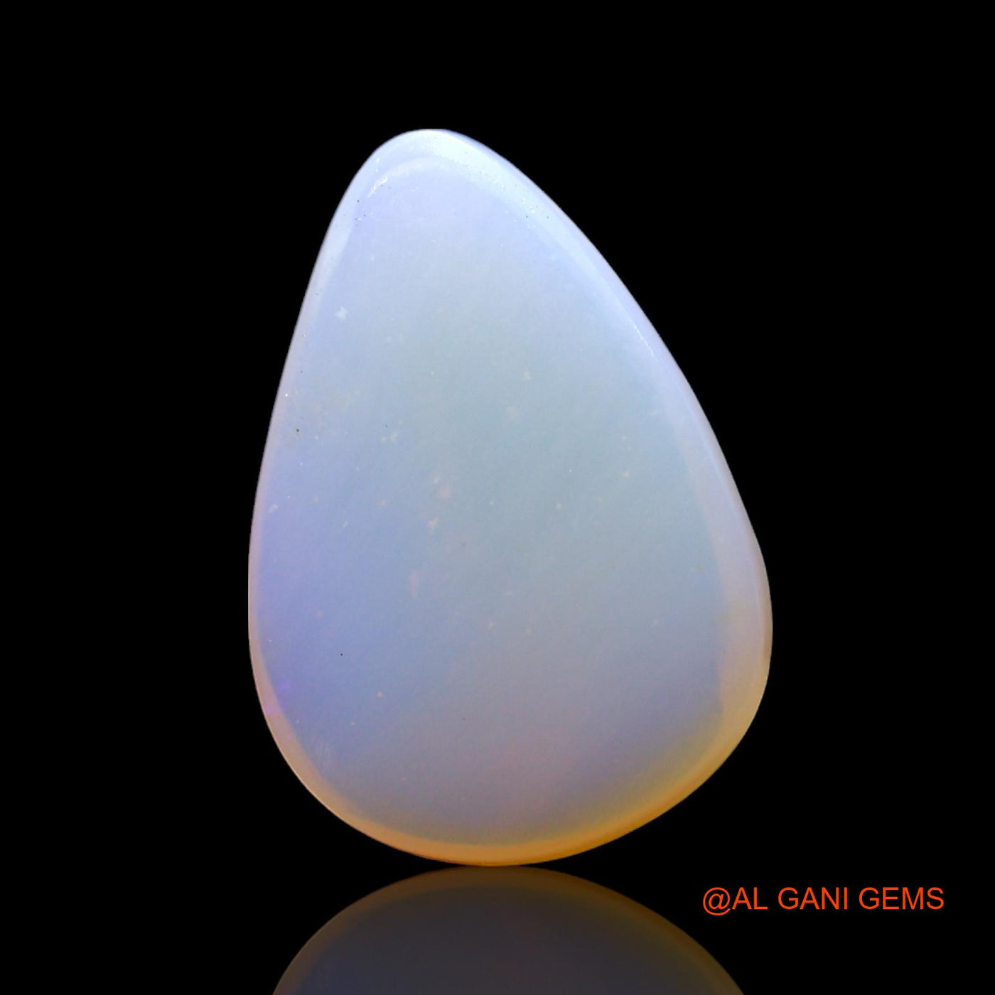 4.00 Cts Natural Australian Fire Opal Pear Cabochon Loose Gemstone For Jewelry 16x11x5 mm AF-863