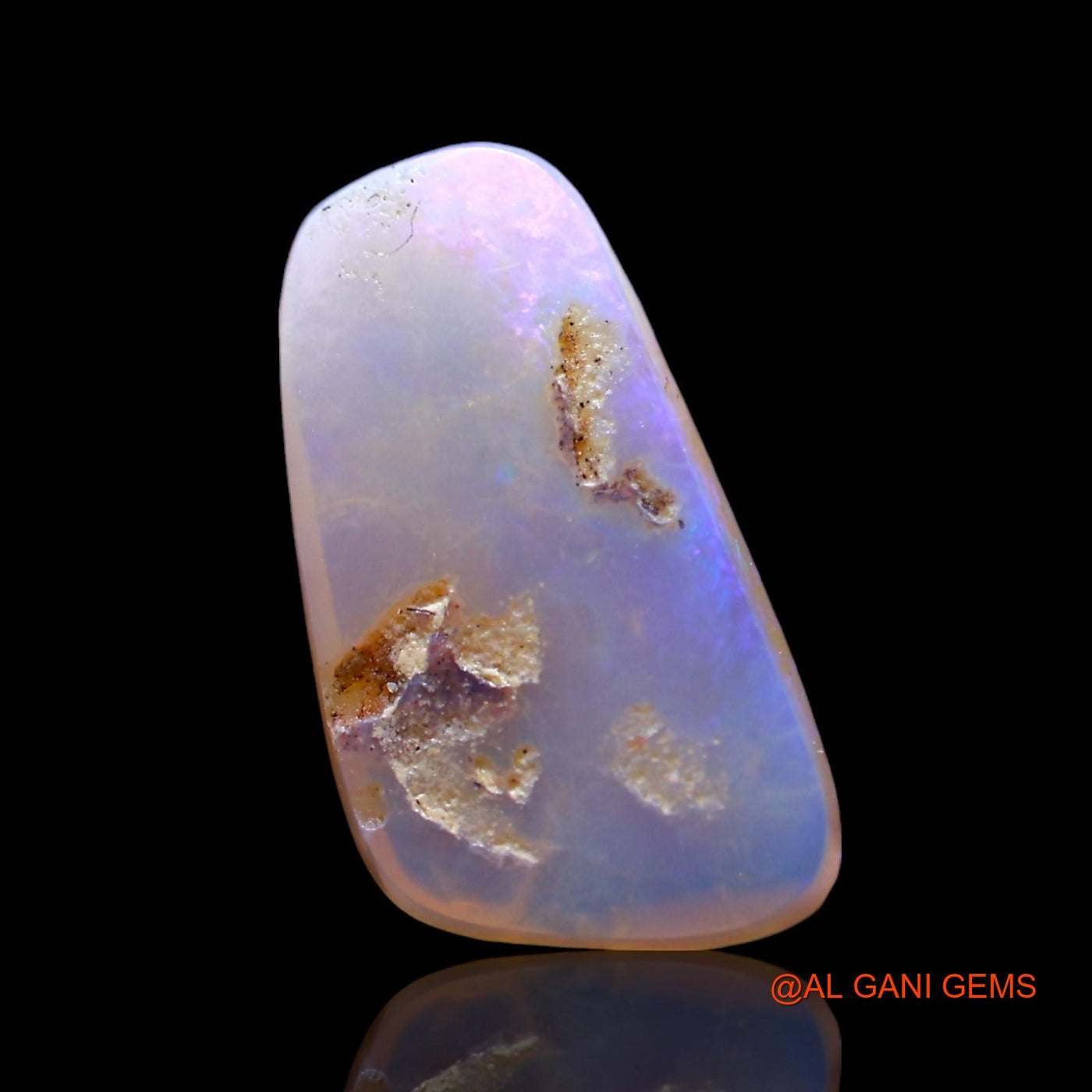 3.00 Cts Natural Australian Fire Opal Loose Gemstone Fancy Cabochon 16x9x3 mm AF-864