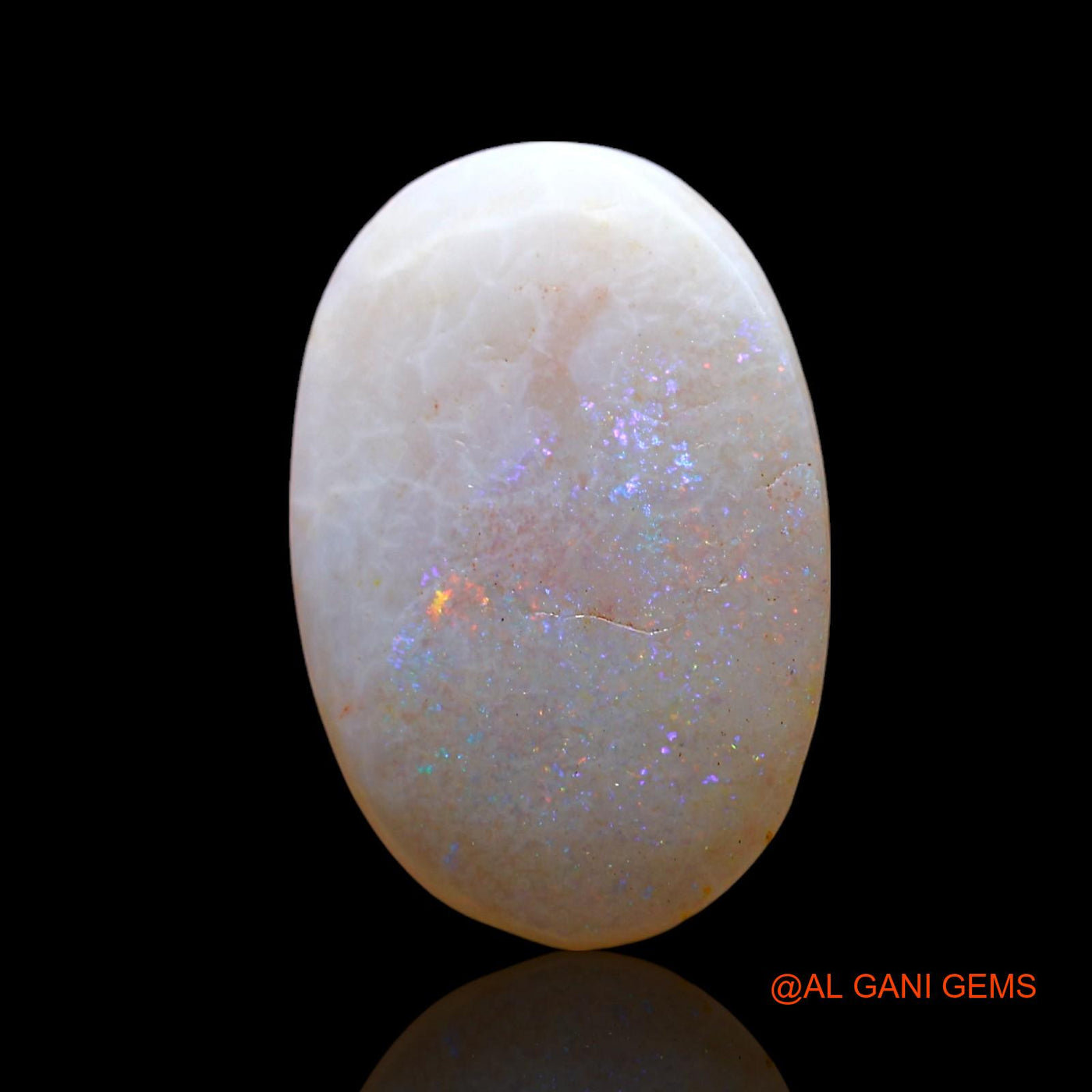 2.00 Cts Natural Australian Fire Opal Loose Gemstone Oval Cabochon 16x10x2 mm AF-865