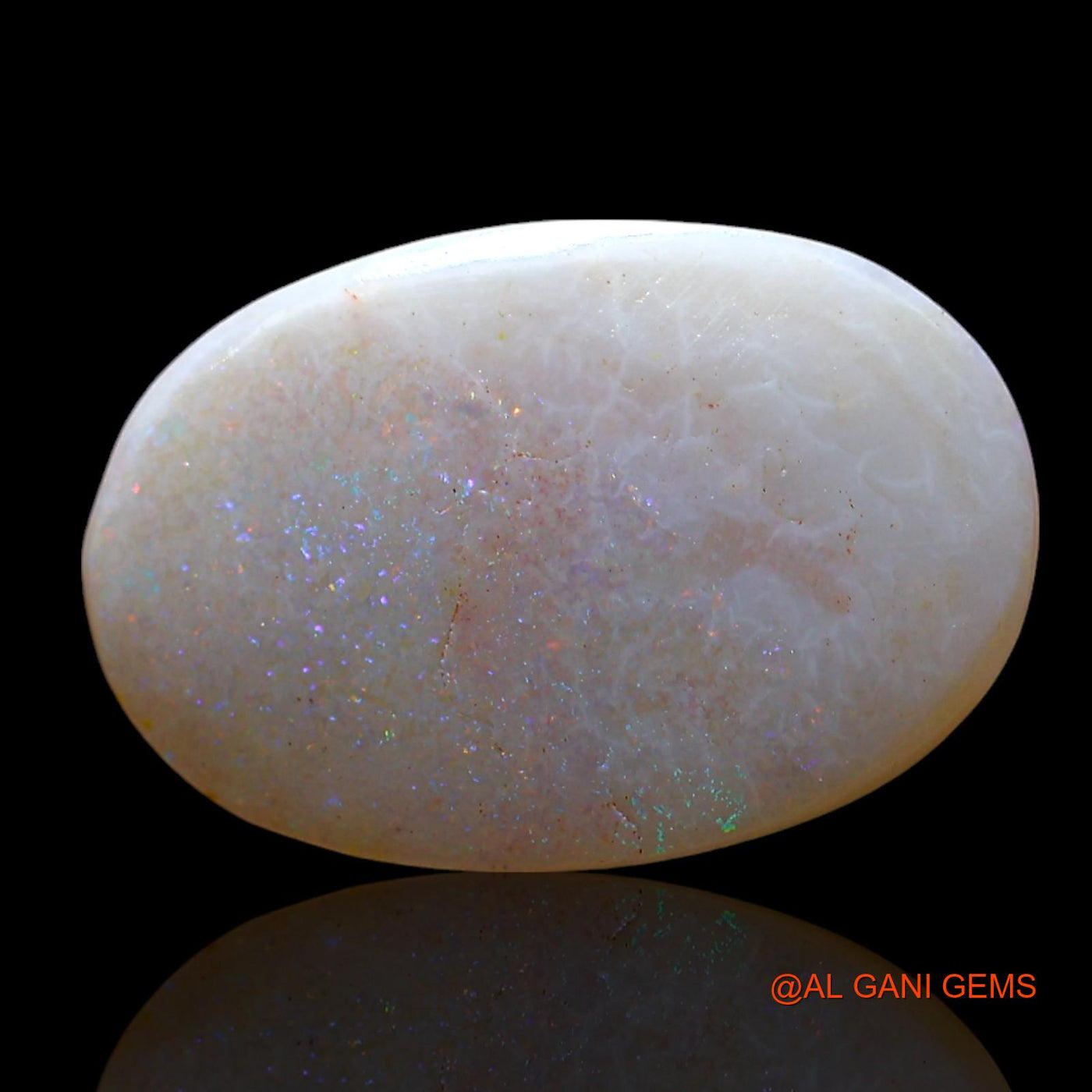 2.00 Cts Natural Australian Fire Opal Loose Gemstone Oval Cabochon 16x10x2 mm AF-865