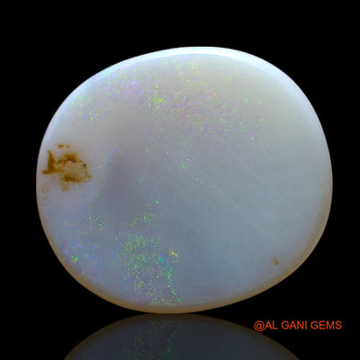 Natural Fire Opal Gemstone 3.00 Cts Loose Oval Cabochon From Australia 15x13x2 mm AF-866