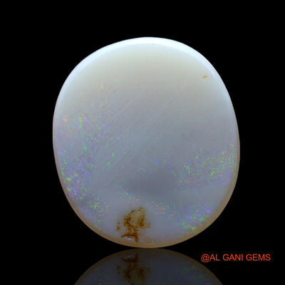 Natural Fire Opal Gemstone 3.00 Cts Loose Oval Cabochon From Australia 15x13x2 mm AF-866