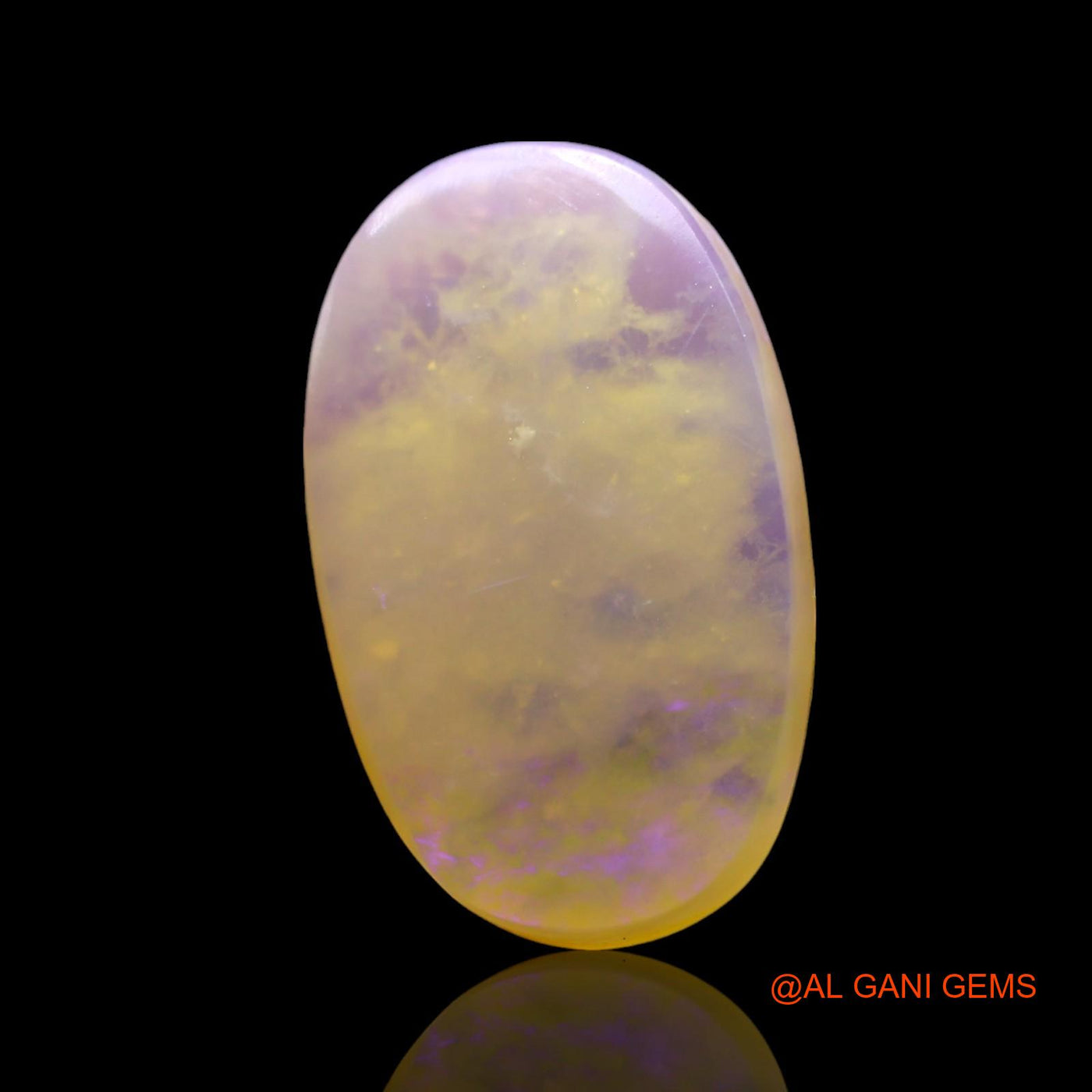 3.00 Cts Unheated Australian Fire Opal Loose Gemstone Oval Cabochon Natural 16x10x2 mm AF-867