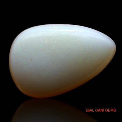 3.00 Cts Natural Australian Fire Opal Loose Gemstone Pear Cabochon 15x10x3 mm AF-868