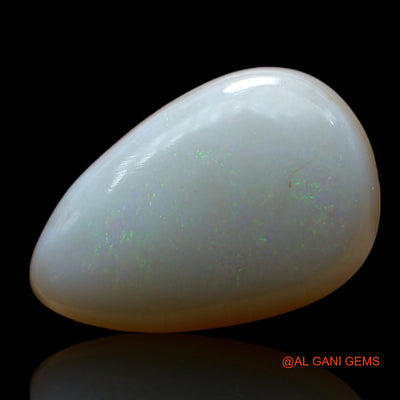 3.00 Cts Natural Australian Fire Opal Loose Gemstone Pear Cabochon 15x10x3 mm AF-868