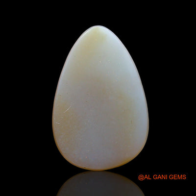 3.00 Cts Natural Australian Fire Opal Loose Gemstone Pear Cabochon 15x10x3 mm AF-868