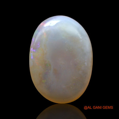 3.00 Cts Natural Australian Fire Opal Loose Gemstone Fancy Cabochon 14x10x3 mm AF-871
