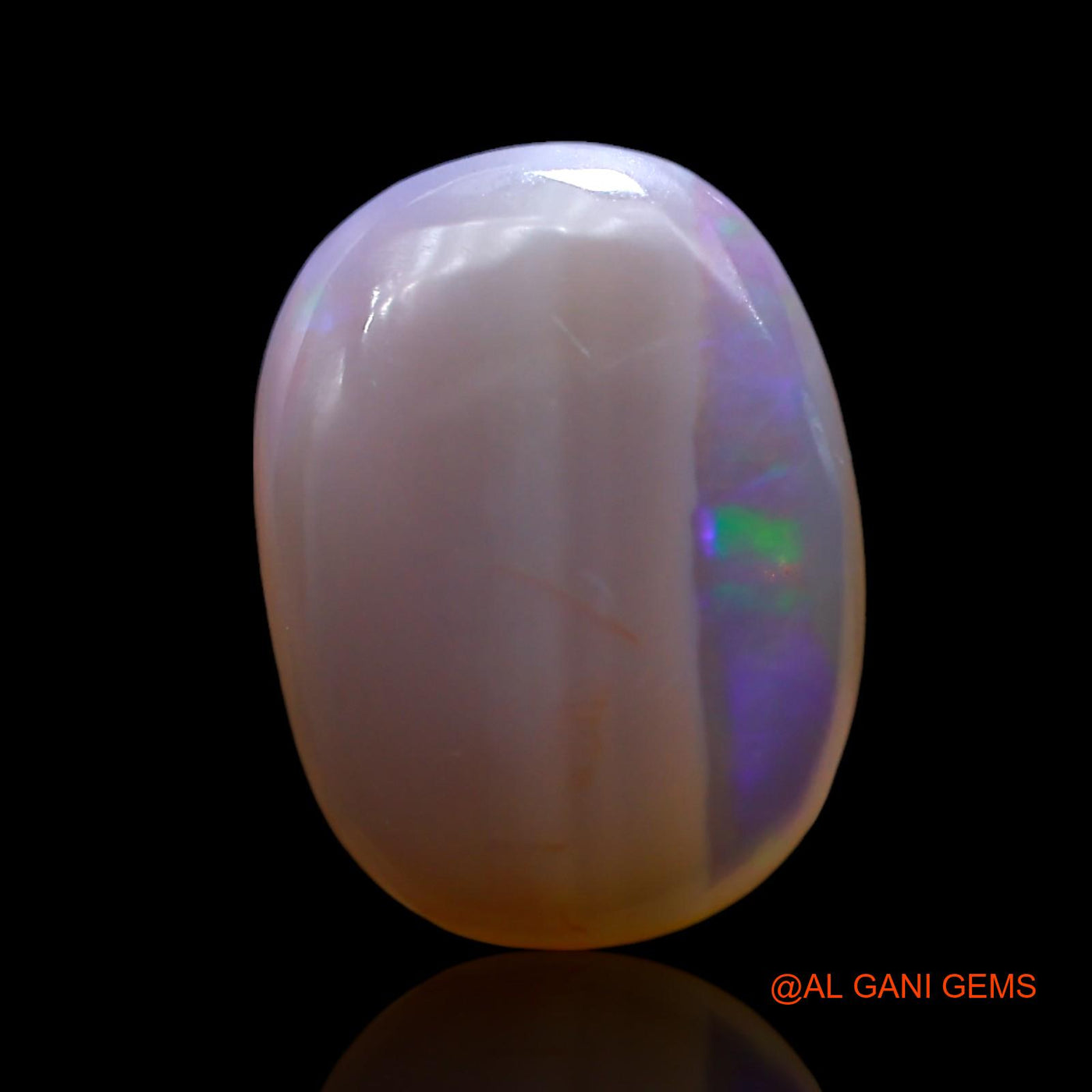 Natural Untreated Fire Opal Loose Gemstone Oval Cabochon From Australia 4.00 Cts 14x11x4 mm AF-872