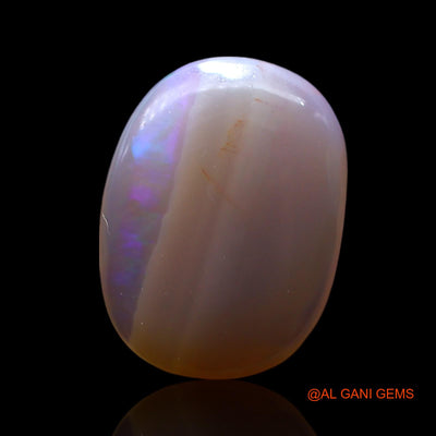 Natural Untreated Fire Opal Loose Gemstone Oval Cabochon From Australia 4.00 Cts 14x11x4 mm AF-872