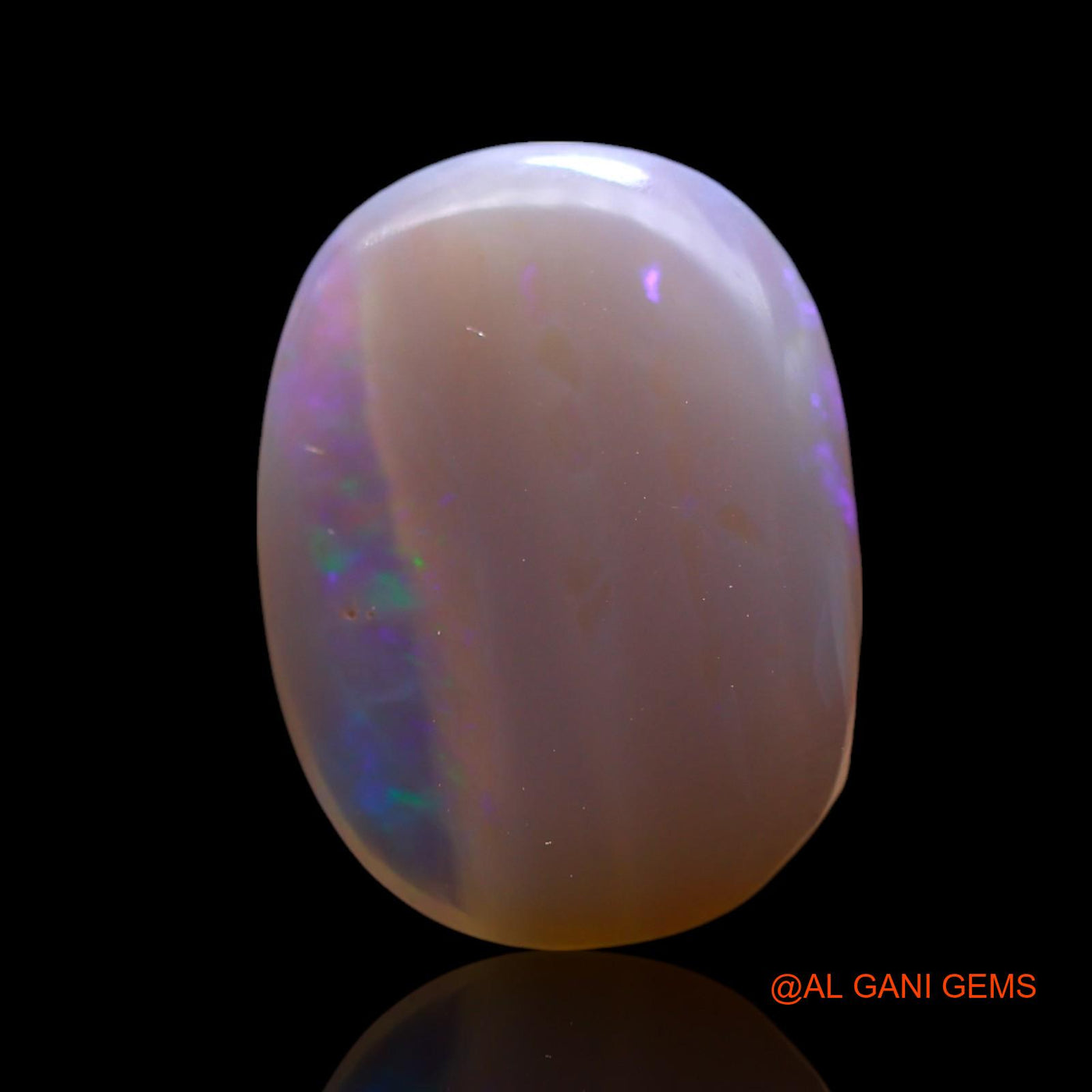 Natural Untreated Fire Opal Loose Gemstone Oval Cabochon From Australia 4.00 Cts 14x11x4 mm AF-872