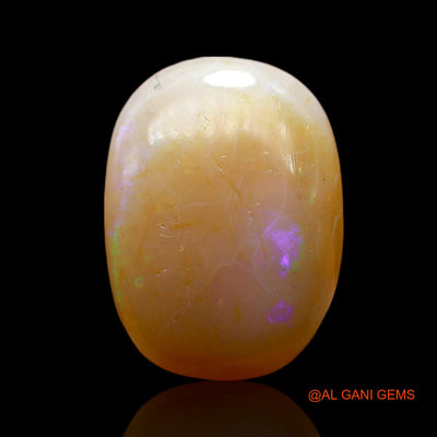 5.00 Cts Unheated Australian Fire Opal Loose Gemstone Oval Cabochon Natural 14x10x5 mm AF-874