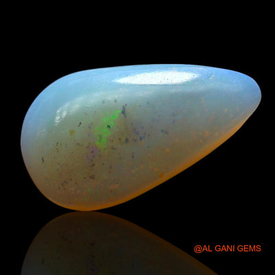 3.00 Cts Natural Australian Fire Opal Loose Gemstone Pear Cabochon 16x9x3 mm AF-875