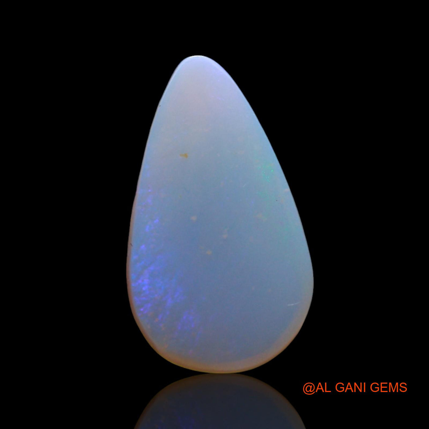 3.00 Cts Natural Australian Fire Opal Loose Gemstone Pear Cabochon 16x9x3 mm AF-875