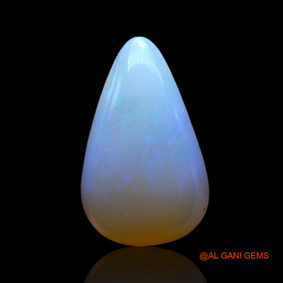 3.00 Cts Natural Australian Fire Opal Loose Gemstone Pear Cabochon 15x9x4 mm AF-876