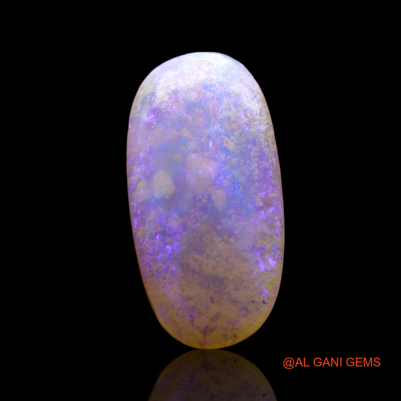 2.00 Cts Natural Australian Fire Opal Loose Gemstone Oval Cabochon 16x8x2 mm AF-877