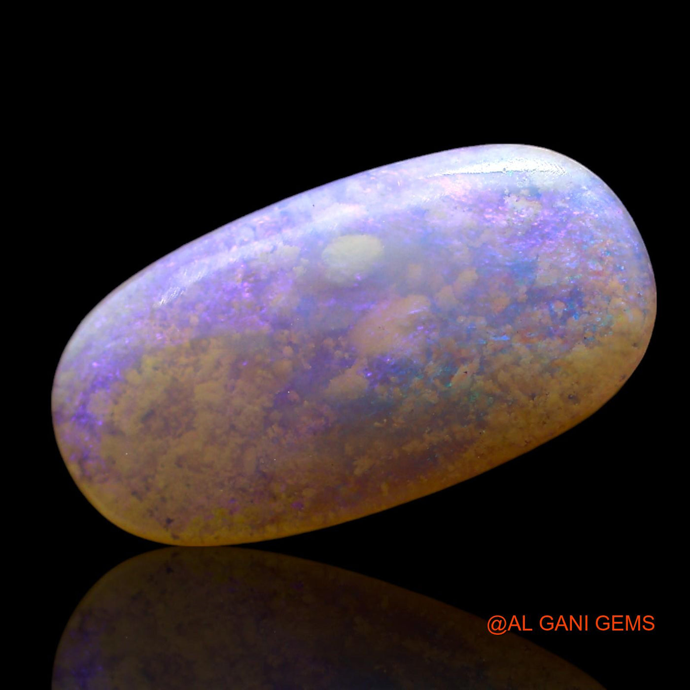 2.00 Cts Natural Australian Fire Opal Loose Gemstone Oval Cabochon 16x8x2 mm AF-877