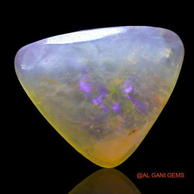 3.00 Cts Natural Australian Fire Opal Loose Gemstone Trillion Cabochon 13x11x3 mm AF-878