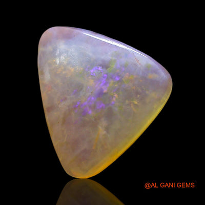 3.00 Cts Natural Australian Fire Opal Loose Gemstone Trillion Cabochon 13x11x3 mm AF-878