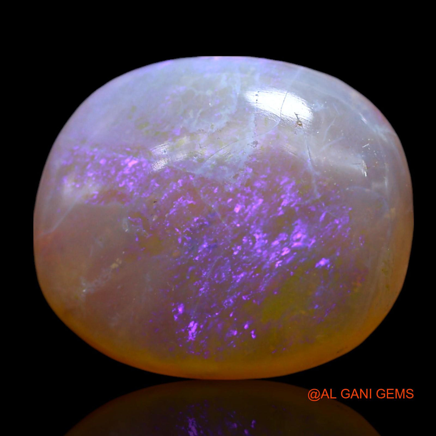 6.00 Cts Natural Australian Fire Opal Loose Gemstone Oval Cabochon 15x12x5 mm AF-87