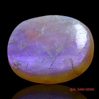 6.00 Cts Natural Australian Fire Opal Loose Gemstone Oval Cabochon 15x12x5 mm AF-87