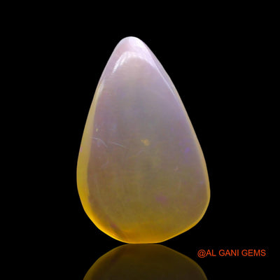 3.00 Cts Natural Australian Fire Opal Loose Gemstone Pear Cabochon 15x9x3 mm AF-880