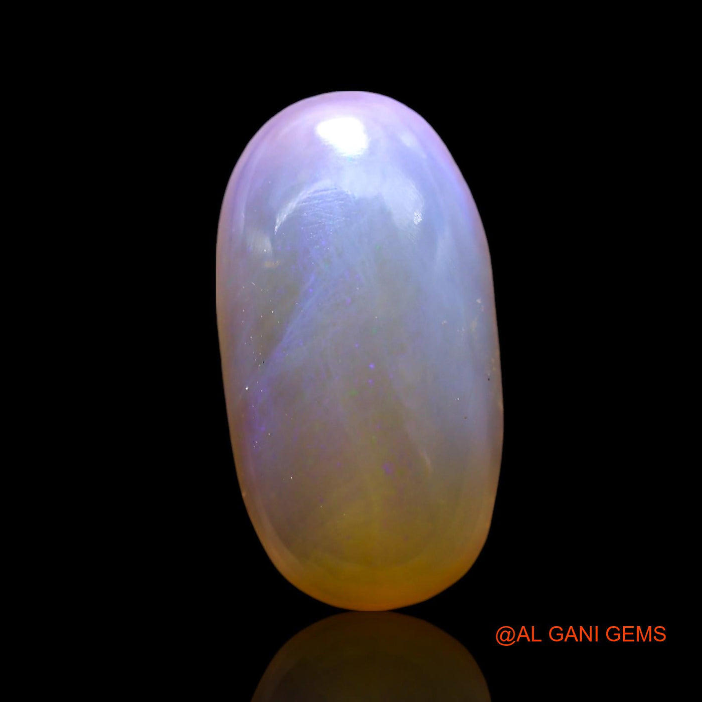 4.00 Cts Natural Australian Fire Opal Loose Gemstone Oval Cabochon 16x8x4 mm AF-881