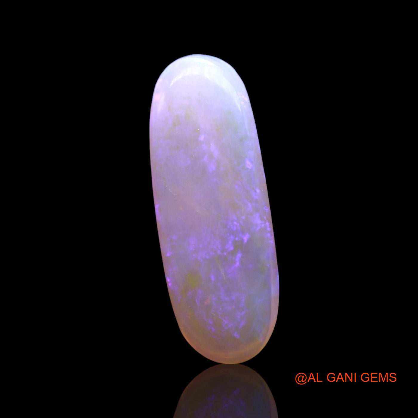 Natural Untreated Fire Opal Loose Gemstone Oval Cabochon From Australia 2.00 Cts 17x6x3 mm AF-882