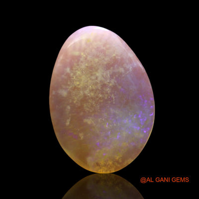 2.00 Cts Natural Australian Fire Opal Loose Gemstone Fancy Cabochon 15x10x2 mm AF-883