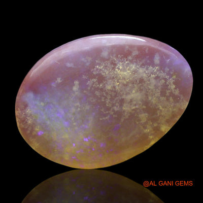 2.00 Cts Natural Australian Fire Opal Loose Gemstone Fancy Cabochon 15x10x2 mm AF-883