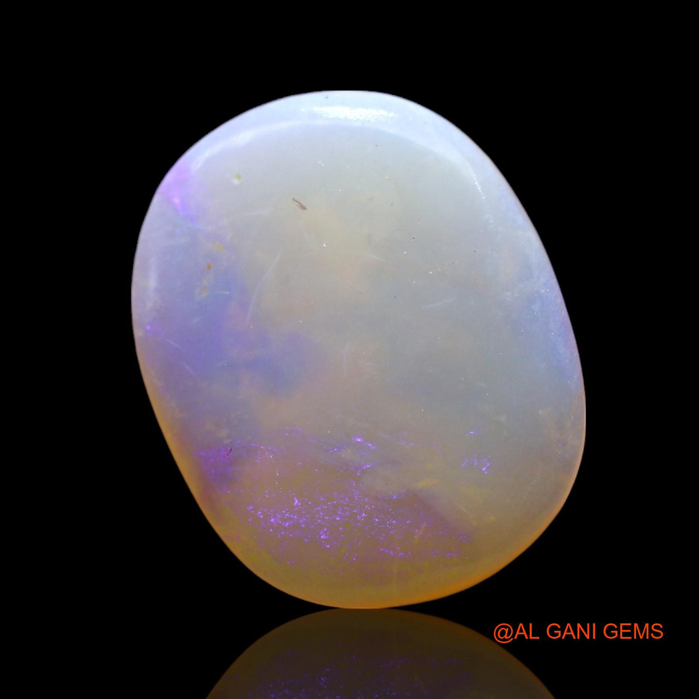 3.00 Cts Unheated Australian Fire Opal Loose Gemstone Oval Cabochon Natural 13x10x3 mm AF-885