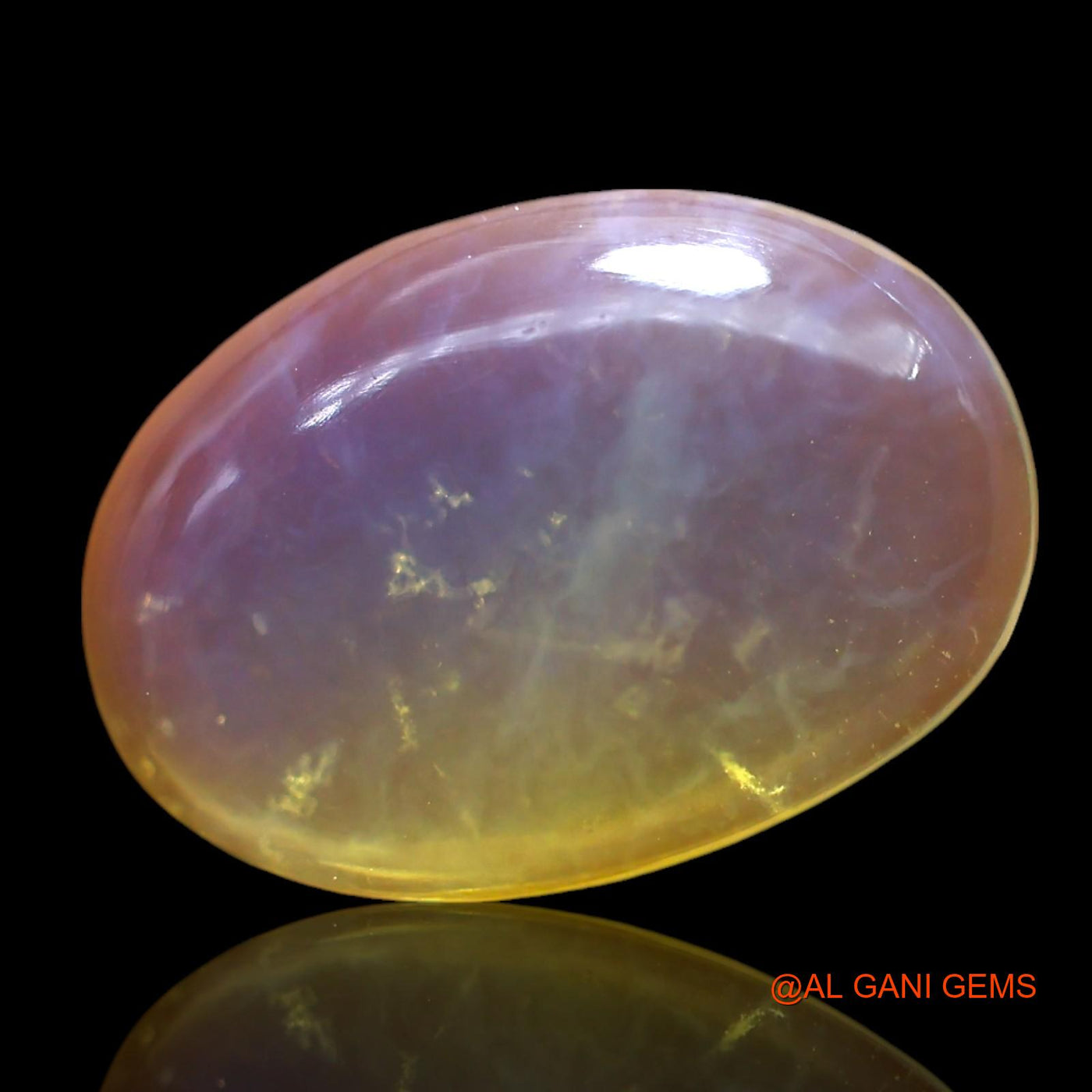 3.00 Cts Natural Australian Fire Opal Loose Gemstone Oval Cabochon 14x10x3 mm AF-886