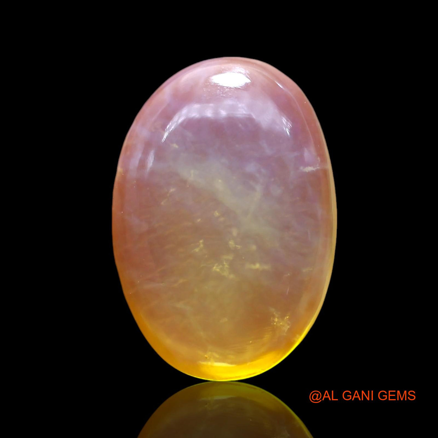 3.00 Cts Natural Australian Fire Opal Loose Gemstone Oval Cabochon 14x10x3 mm AF-886