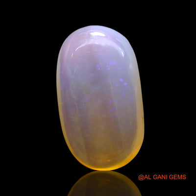 3.00 Cts Natural Australian Fire Opal Loose Gemstone Oval Cabochon 15x8x4 mm AF-887