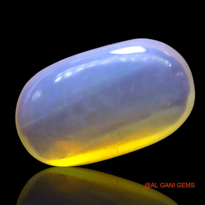 3.00 Cts Natural Australian Fire Opal Loose Gemstone Oval Cabochon 15x8x4 mm AF-887