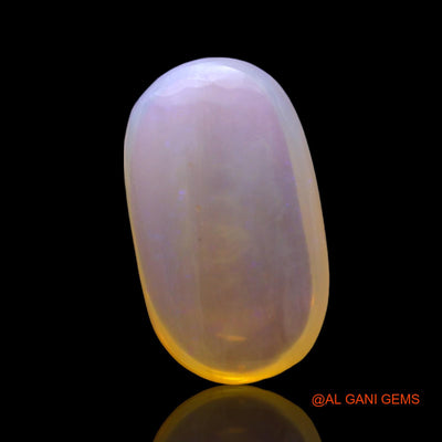 3.00 Cts Natural Australian Fire Opal Loose Gemstone Oval Cabochon 15x8x4 mm AF-887