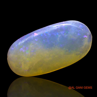 2.00 Cts Natural Australian Fire Opal Loose Gemstone Oval Cabochon 15x8x2 mm AF-888