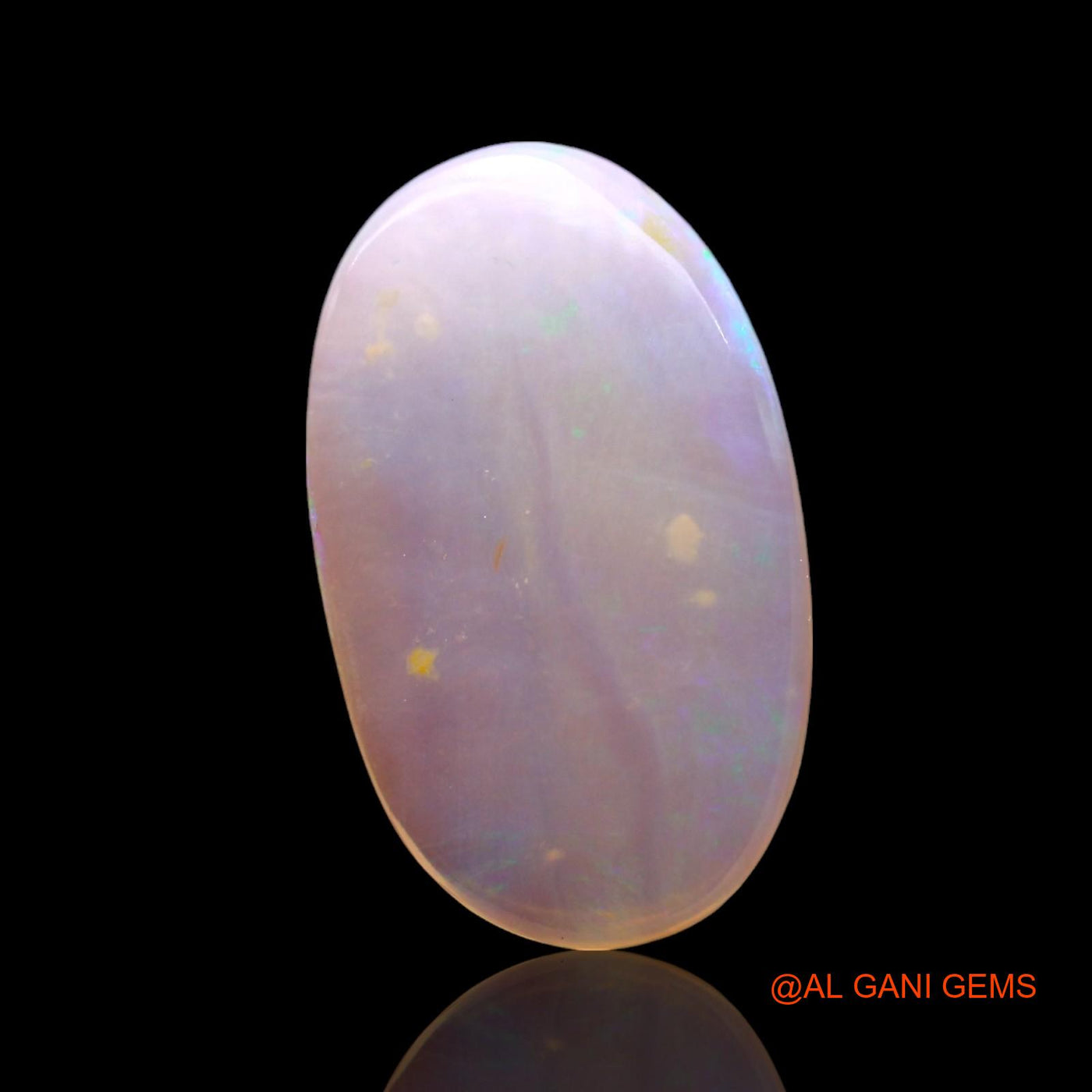 2.00 Cts Unheated Australian Fire Opal Loose Gemstone Oval Cabochon Natural 15x9x2 mm AF-889