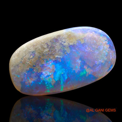 2.00 Cts Natural Australian Fire Opal Oval Cabochon Loose Gemstone For Jewelry 15x8x2 mm AF-891