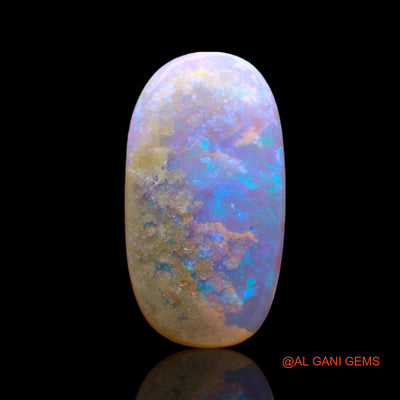 2.00 Cts Natural Australian Fire Opal Oval Cabochon Loose Gemstone For Jewelry 15x8x2 mm AF-891