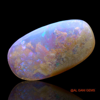 2.00 Cts Natural Australian Fire Opal Oval Cabochon Loose Gemstone For Jewelry 15x8x2 mm AF-891