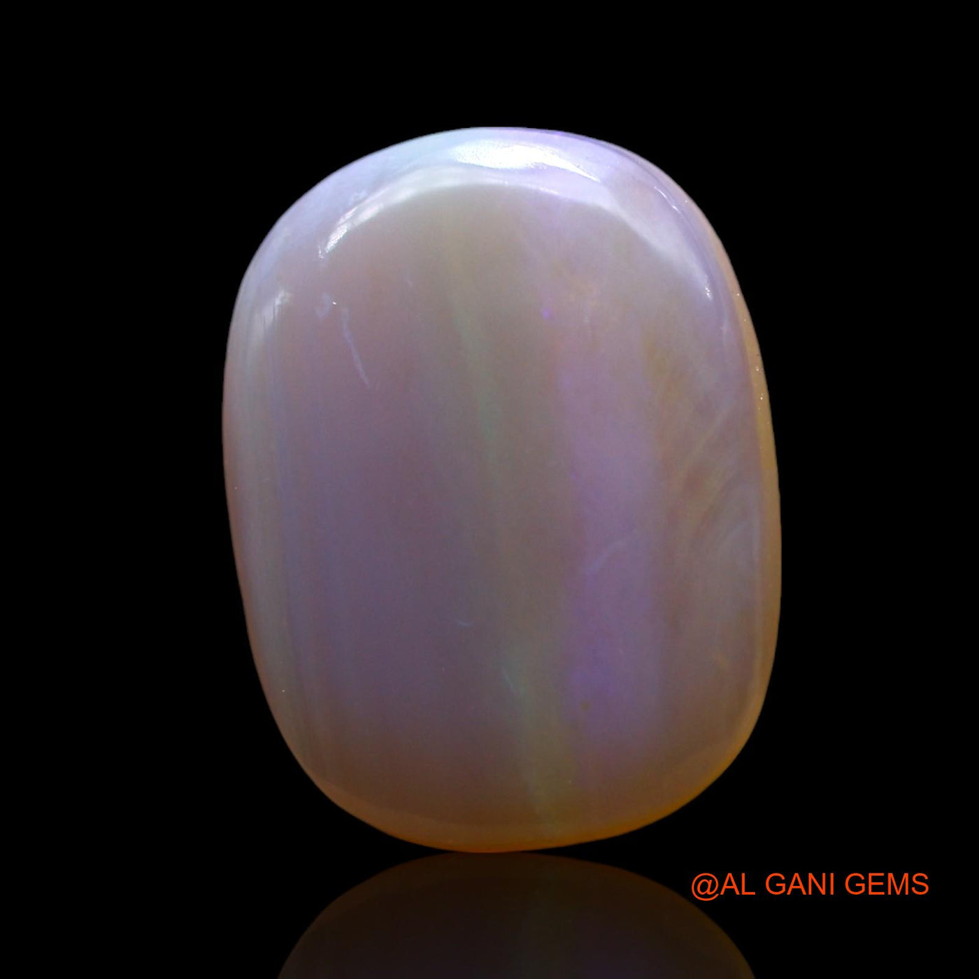 Natural Fire Opal Gemstone 4.00 Cts Loose Oval Cabochon From Australia 14x11x3 mm AF-892