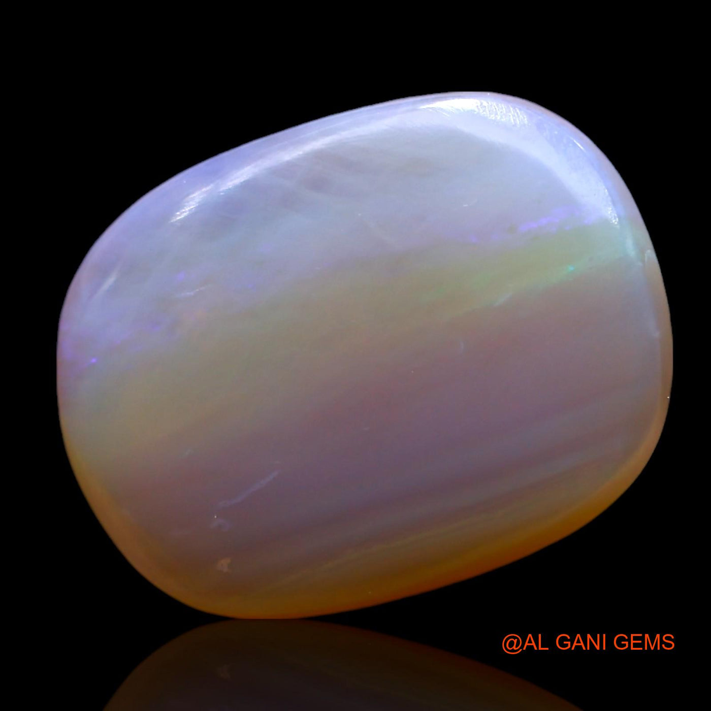 Natural Fire Opal Gemstone 4.00 Cts Loose Oval Cabochon From Australia 14x11x3 mm AF-892